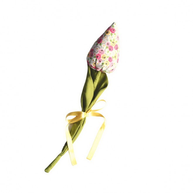 Fabric Tulip with flower pattern