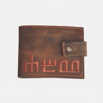Men Leather Wallet Glagolitsa
