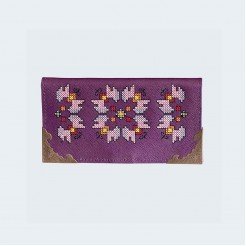 Ladies Leather Wallet Lilac