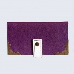 Ladies Leather Wallet Lilac