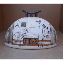 Pottery • Pottery Box With Decoration • model 1