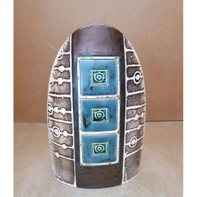 Pottery • Pottery Clock With Decoration • model 2