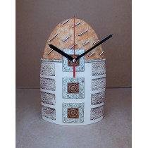 Pottery • Pottery Clock With Decoration • model 5