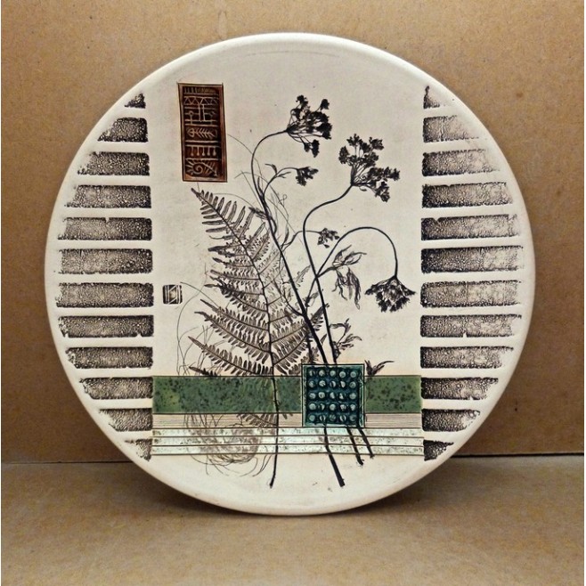 Керамична чиния за декорация • модел 4