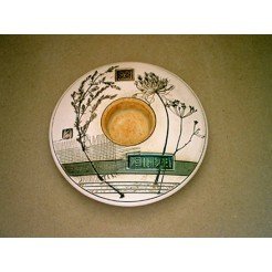 Керамичен свещник с украса • модел 9