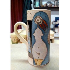 Pottery • Pottery Cup With Decoration • model 2