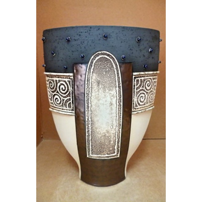 Pottery • Pottery Vase With Decoration • model 8