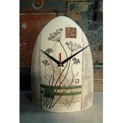 Pottery • Pottery Clock With Decoration • model 11