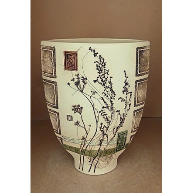 Pottery • Pottery Vase With Decoration • model 38