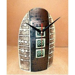 Pottery • Pottery Clock With Decoration • model 2