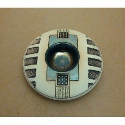 Керамичен свещник с украса • модел 21