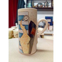 Pottery • Pottery Cup With Decoration • model 4