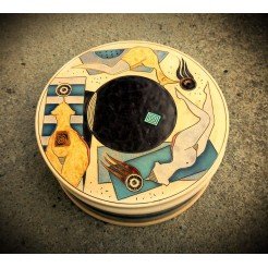 Pottery • Pottery Box With Decoration • model 9