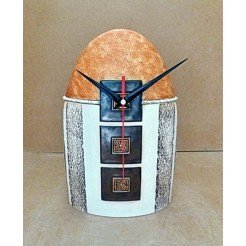 Pottery • Pottery Clock With Decoration • model 3