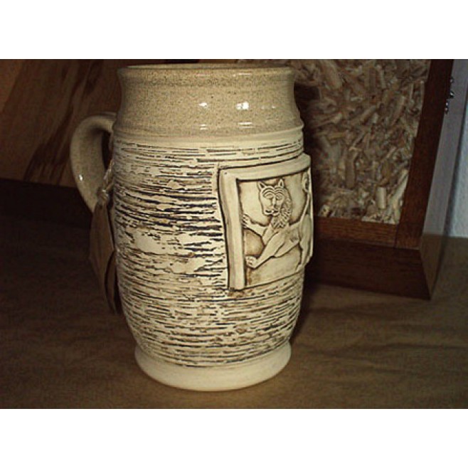 Pottery • Pottery Cup With Decoration • model 24