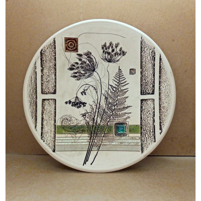 Керамична чиния за декорация • модел 8