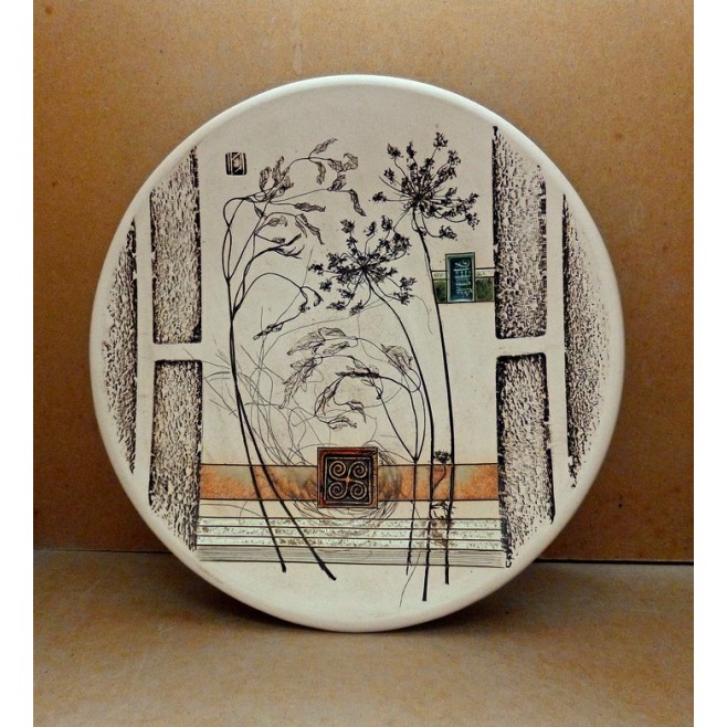 Керамична чиния за декорация • модел 9