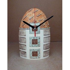 Pottery • Pottery Clock With Decoration • model 5