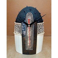 Pottery • Pottery Clock With Decoration • model 7