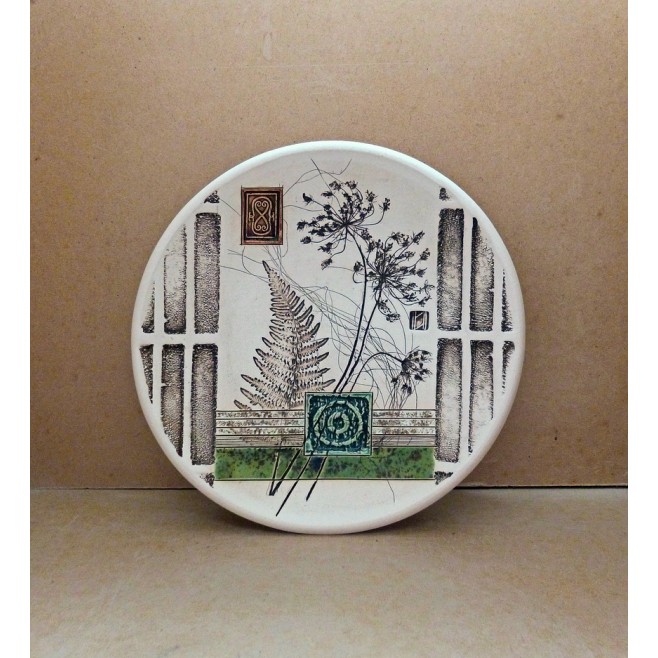 Керамична чиния за декорация • модел 12