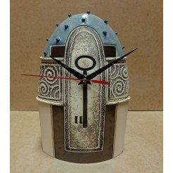 Pottery • Pottery Clock With Decoration • model 8