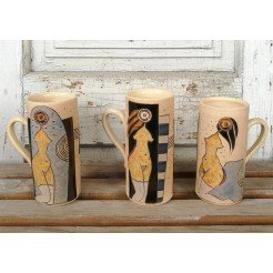 Pottery • Pottery Cup With Decoration • model 10