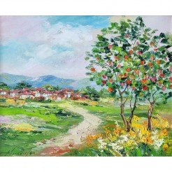 АВТОРСКА КАРТИНА "НА СЕЛО"