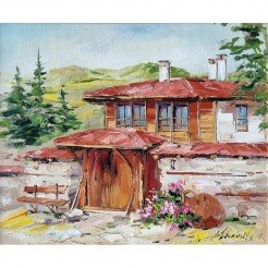 АВТОРСКА КАРТИНА "КОПРИВЩИЦА"