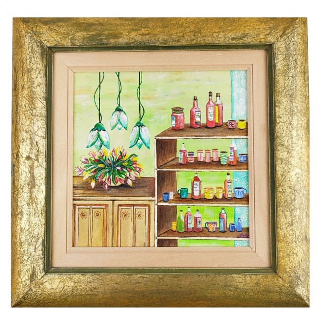 БОЖКИЛОВ АВТОРСКА КАРТИНА ИНТЕРИОР<br><span style='color:red'> Продуктът не се произвежда</span>