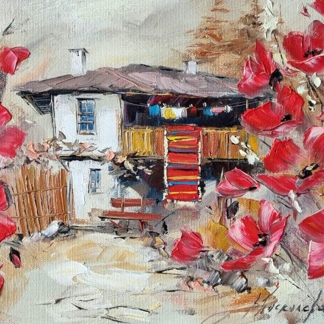 АВТОРСКА КАРТИНА "ЖЕРАВНА"