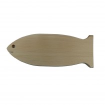 Голяма дървена дъска за сервиране на риба