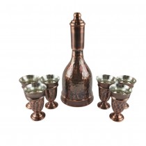 Copper set for Alcochol (Rakia Set)