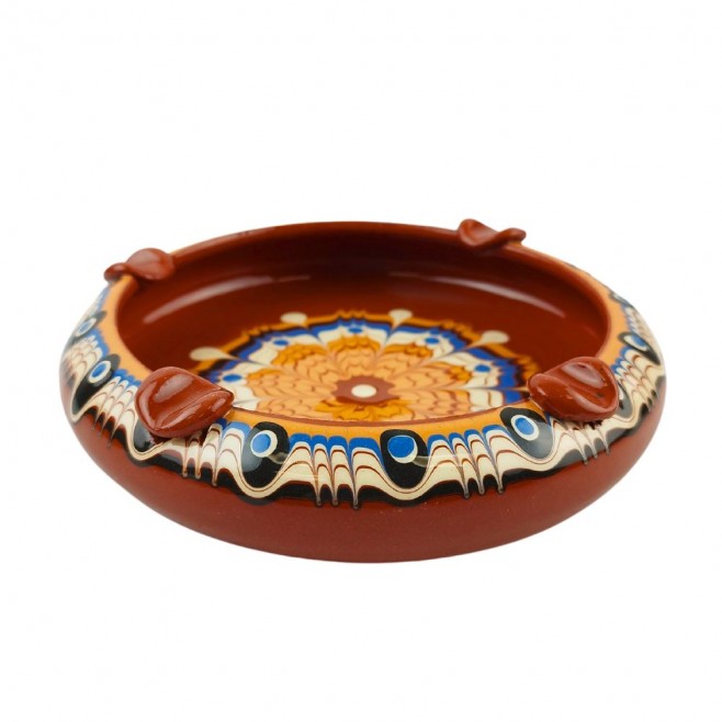 Ashtray for tavern Troyan Pottery