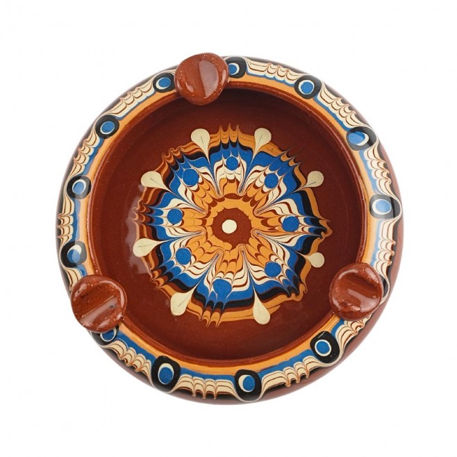 Ashtray for tavern Troyan Pottery