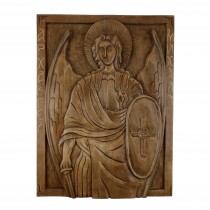 Woodcarving Icon Saint Archangel Michael