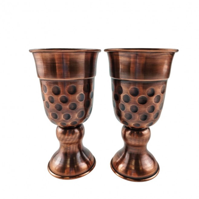 Copper wine cup