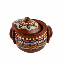 Casserole with lid Troyan Pottery 500 ml