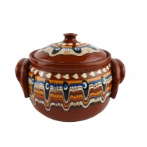 Casserole with lid Troyan Pottery 500 ml