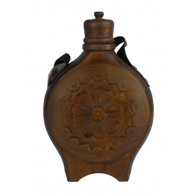Godmother's vessel (Baklitsa) with woodcarving for rakia