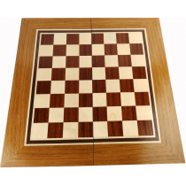 Кутия за шах и табла с естествен фурнир уникални вариации 48/48