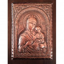 Copper icon Holy Virgin Bulgarian