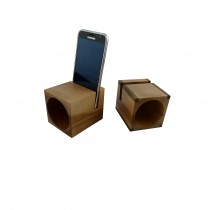 Дървена тонколонка за смартфон