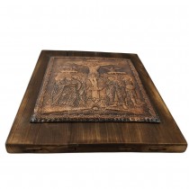 Copper Icon of the Crucifixion of Christ