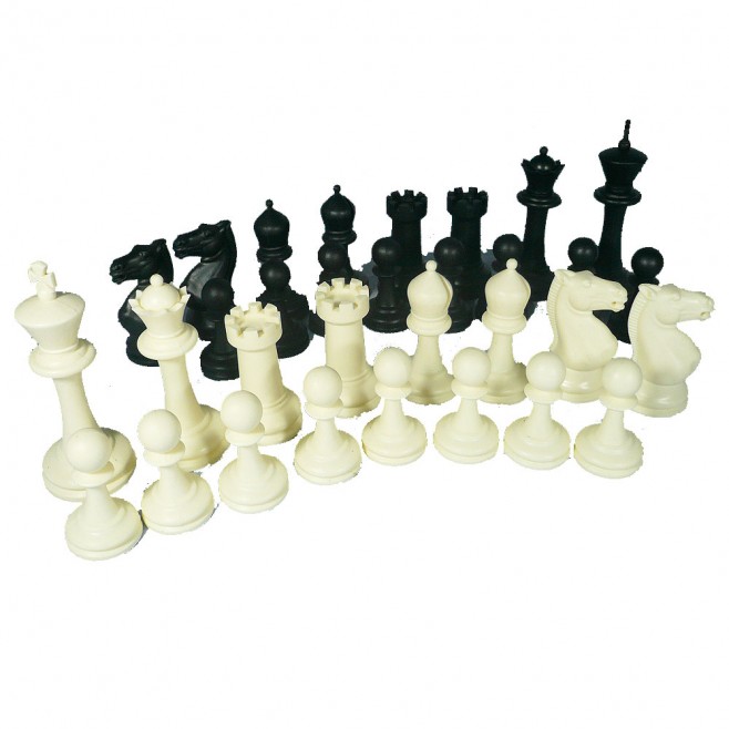Пластмасови фигури за шах стаунтон с утежнения