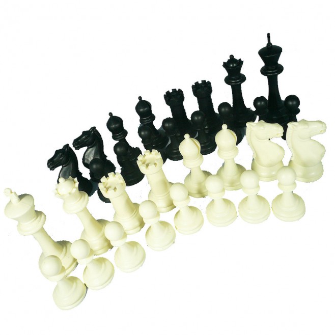 Пластмасови фигури за шах стаунтон с утежнения