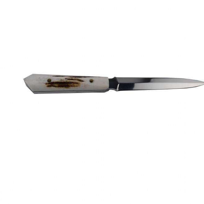 Ръчно изработен нож за писма с дръжка от еленов рог