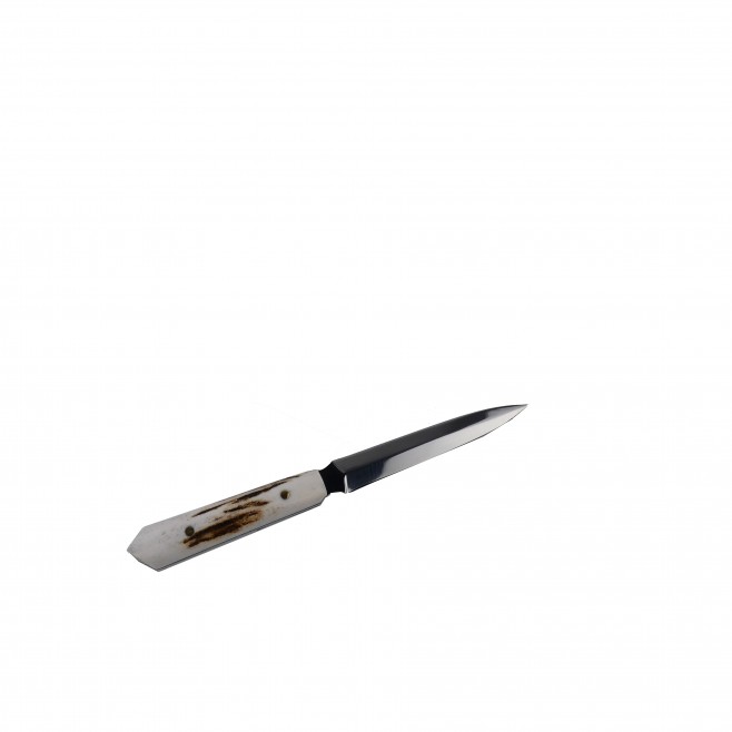 Ръчно изработен нож за писма с дръжка от еленов рог