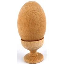 Дървена поставка за яйце