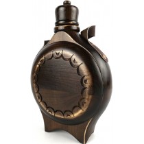 Wooden Bakltisa with glass container