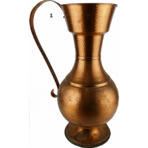 Wrought copper vase